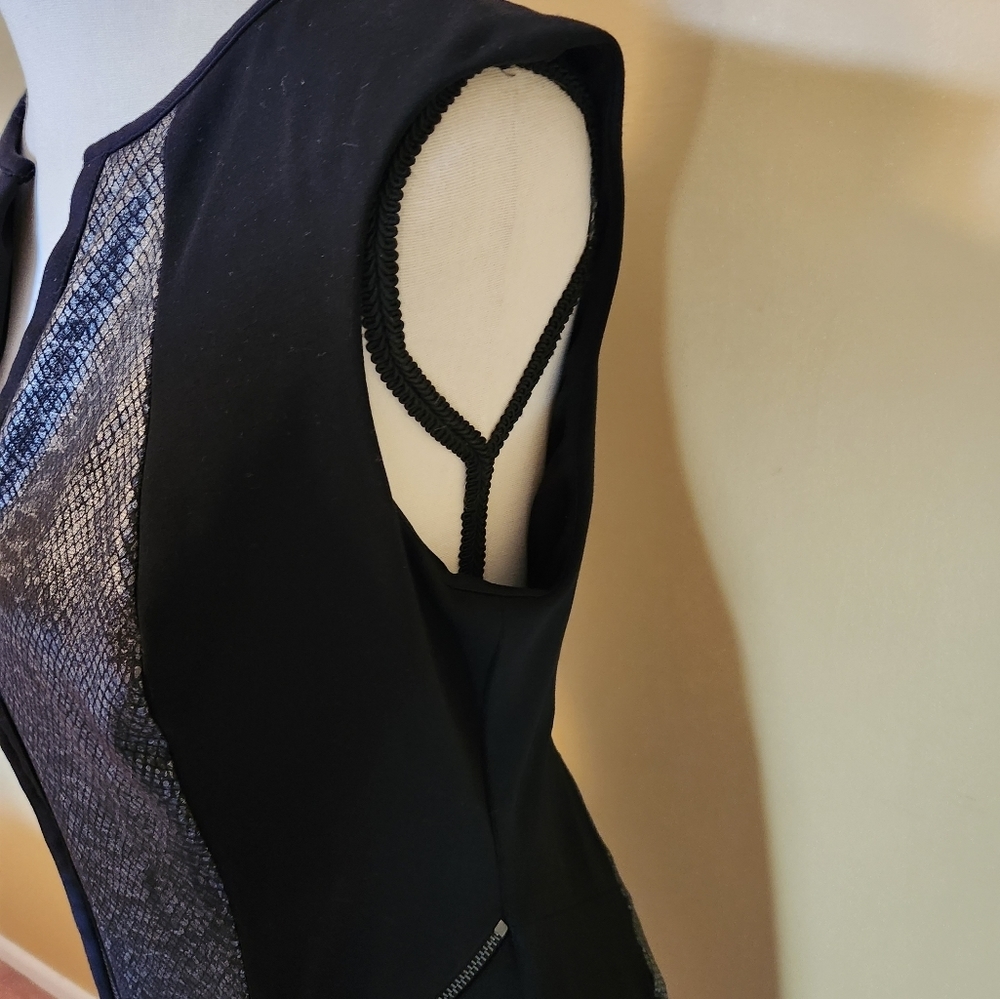Cache Black and Gray Mini Dress - Picture 5 of 8